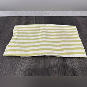 Circo green and white striped swaddle - good condition